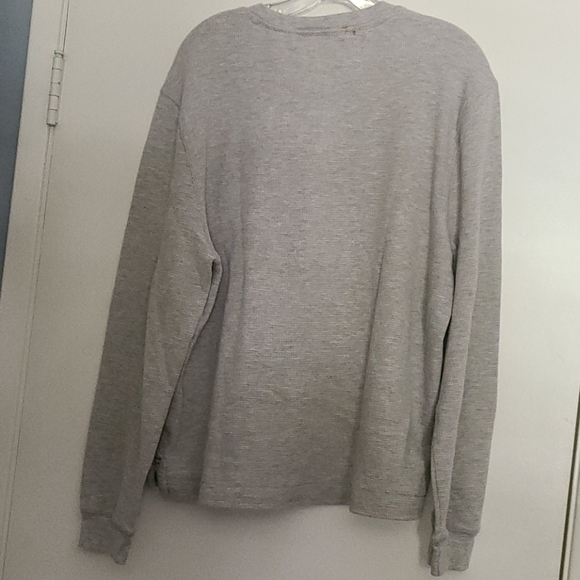 Grey thermal long sleeve henley Sovereign Code - Picture 2 of 3